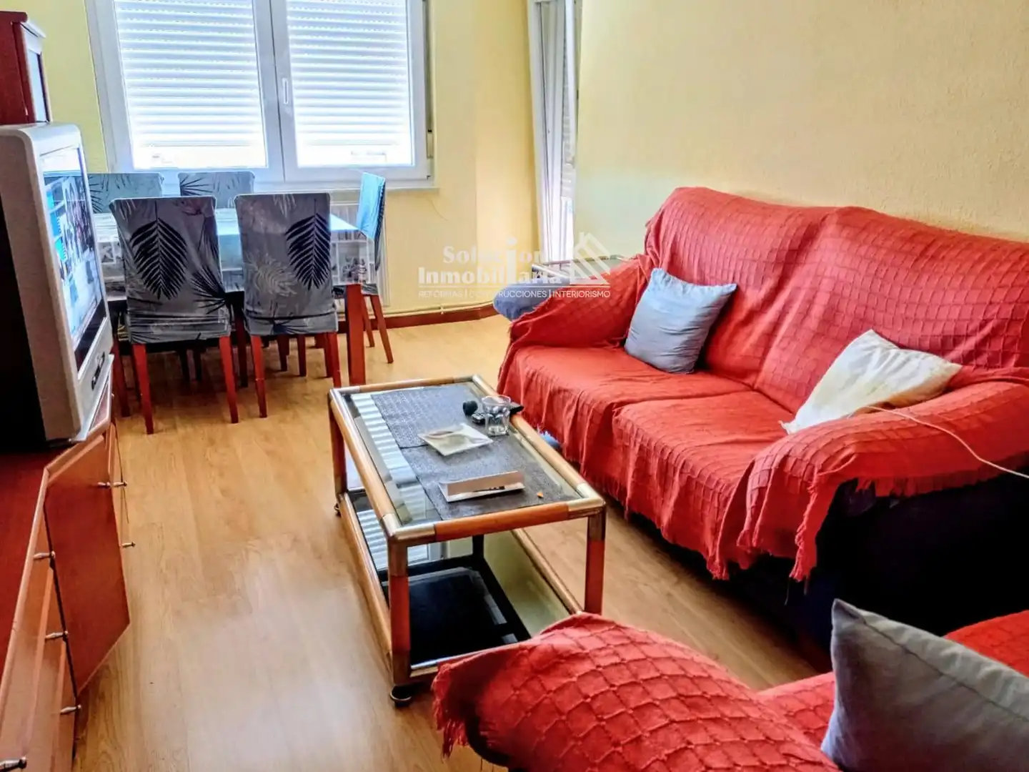 Living room of Flat for rent in Salamanca  with Heating, Terrace and Furnished