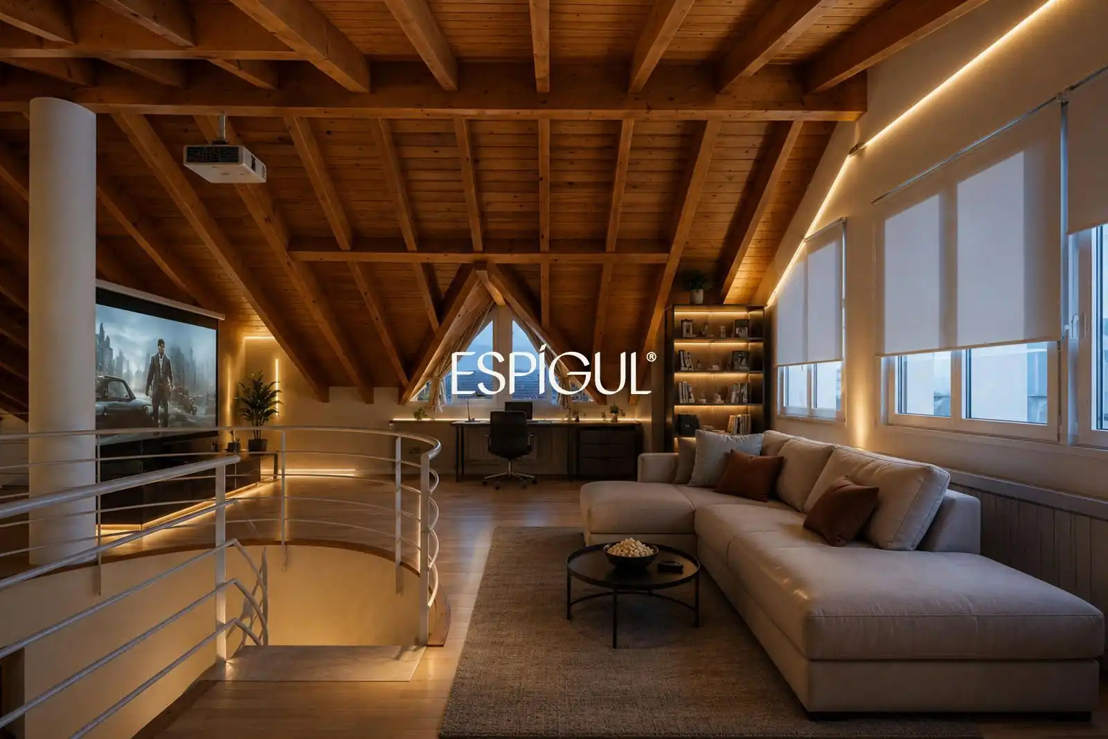 Living room of Houses for sale in Sant Cugat del Vallès  with Air Conditioner, Heating and Storage room
