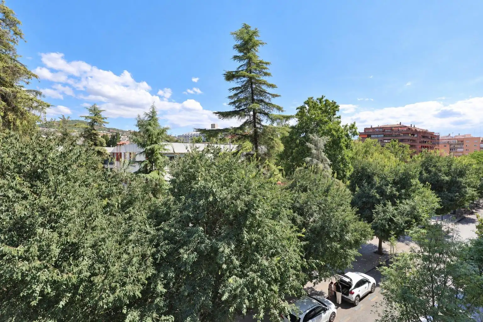 Exterior view of Flat for sale in Granada  with Heating, Furnished and Balcony