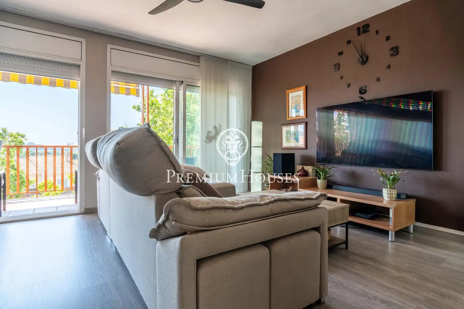 Living room of Attic for sale in Sant Pere de Ribes  with Heating, Private garden and Parquet flooring