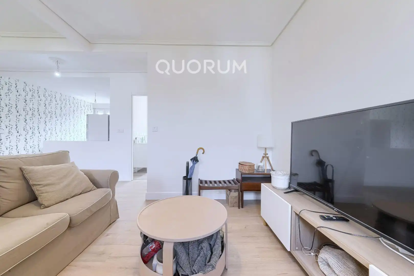 Wohnzimmer von Wohnung zum Verkauf in Arrigorriaga mit Parkett und Balkon
