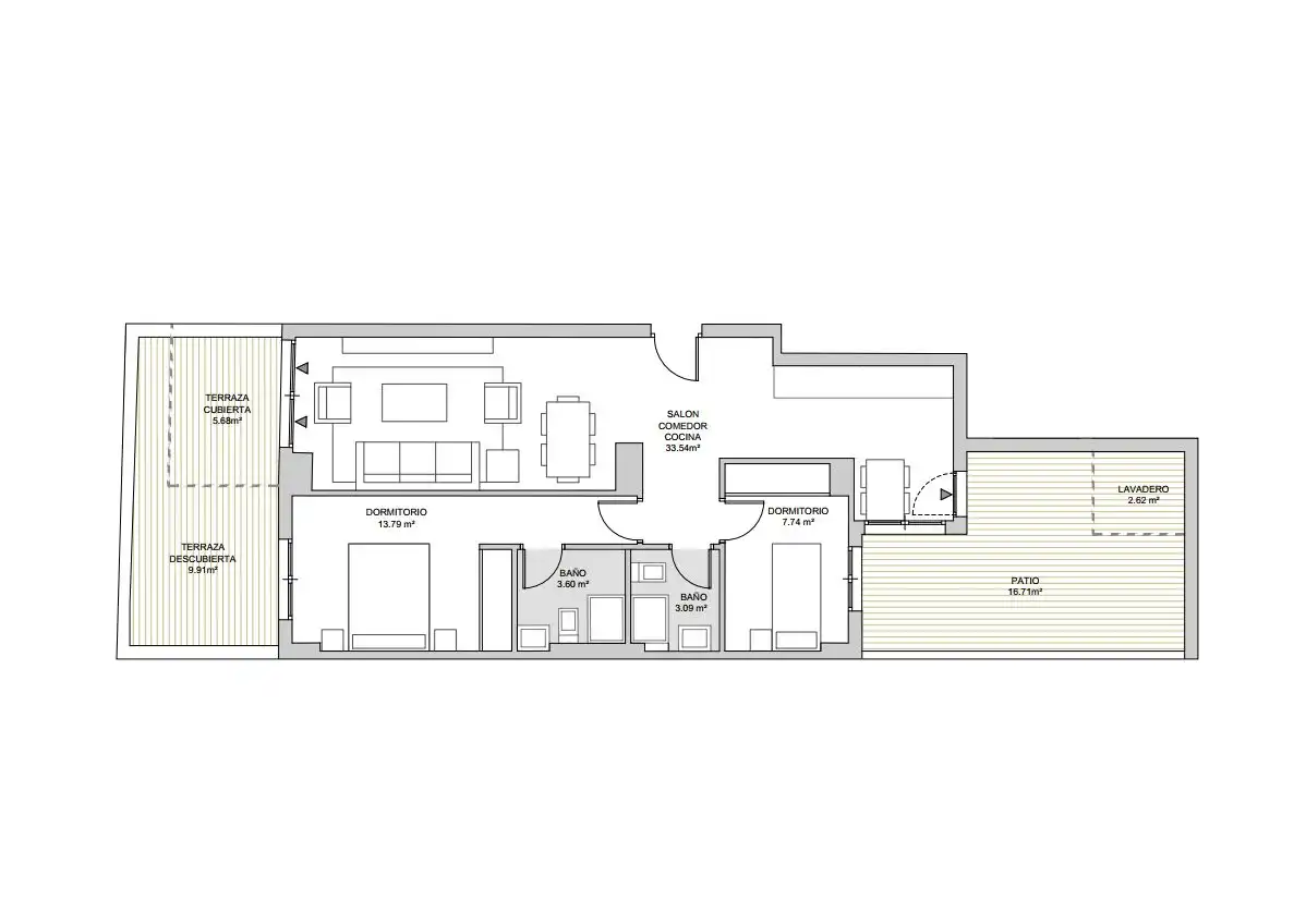 Appartement avec piscine à vendre à Las Lagunas, imagen 11