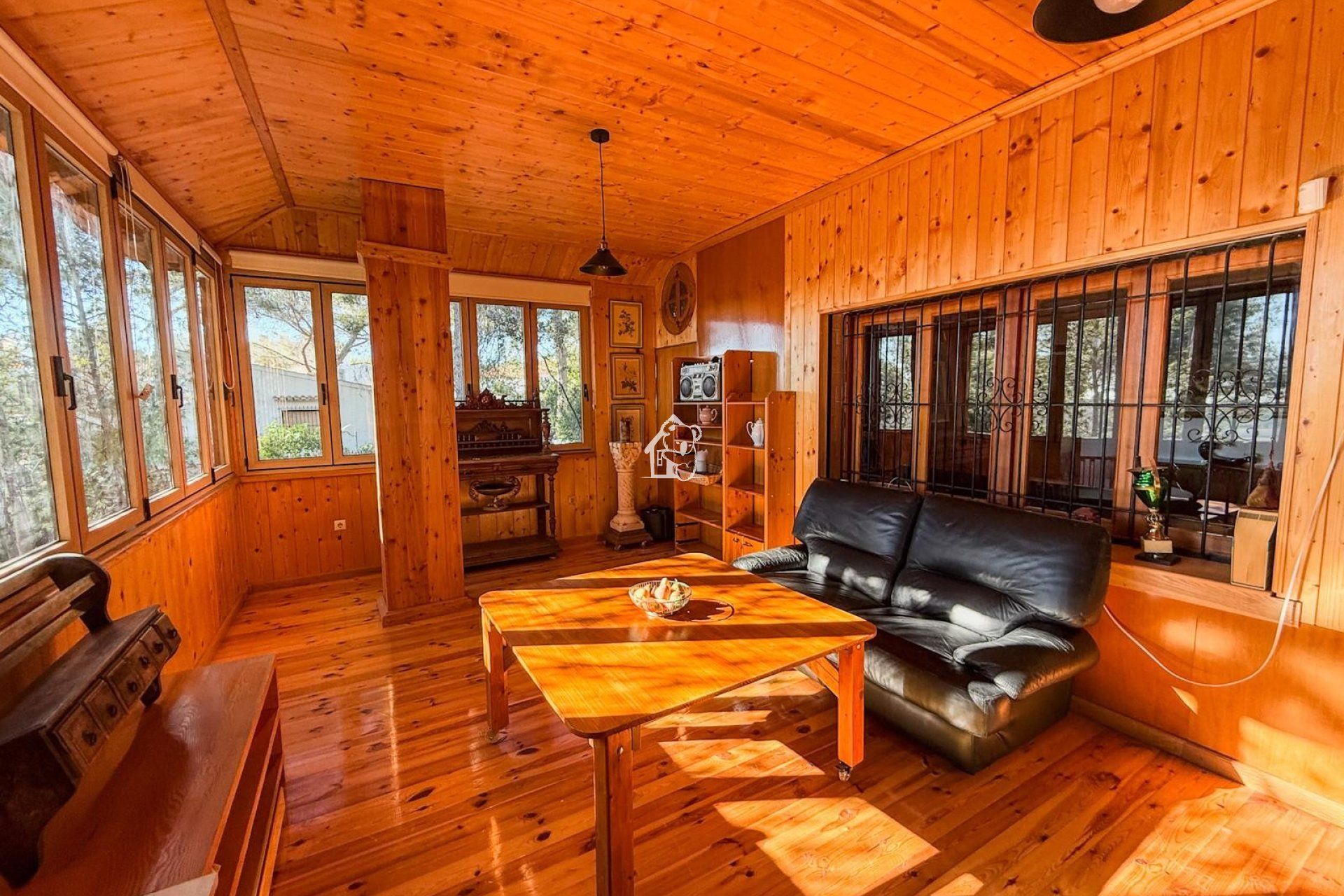 Sala d'estar de Casa o xalet de lloguer en Pilar de la Horadada amb Aire condicionat, Jardí privat i Terrassa