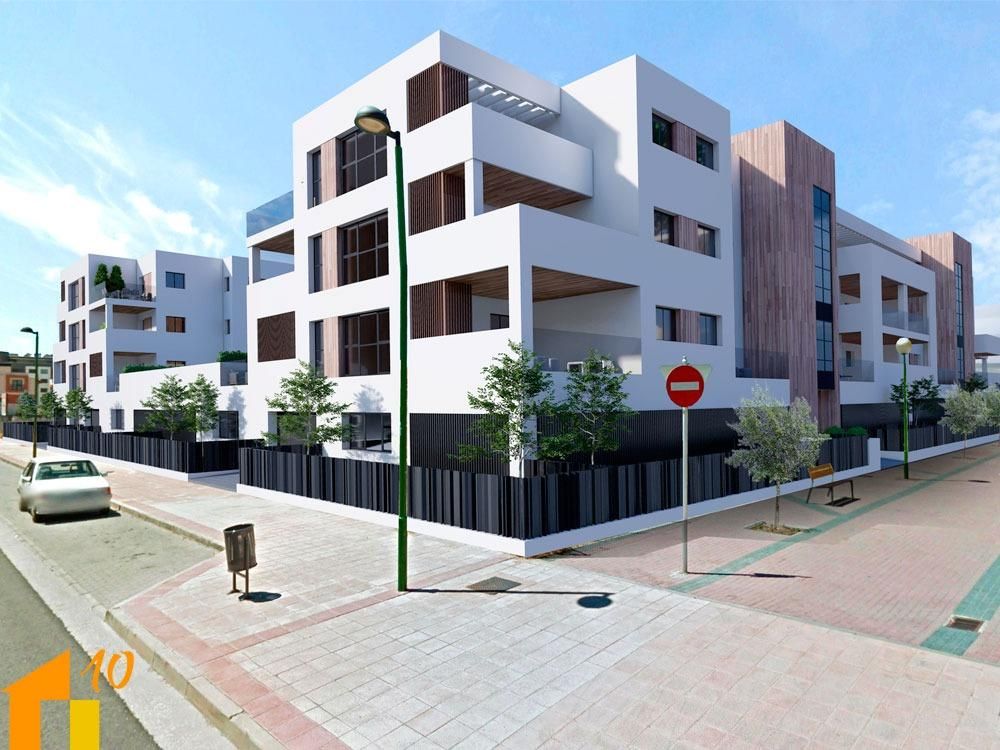 Exterior view of Flat for sale in Burgos Capital  with Heating, Private garden and Terrace