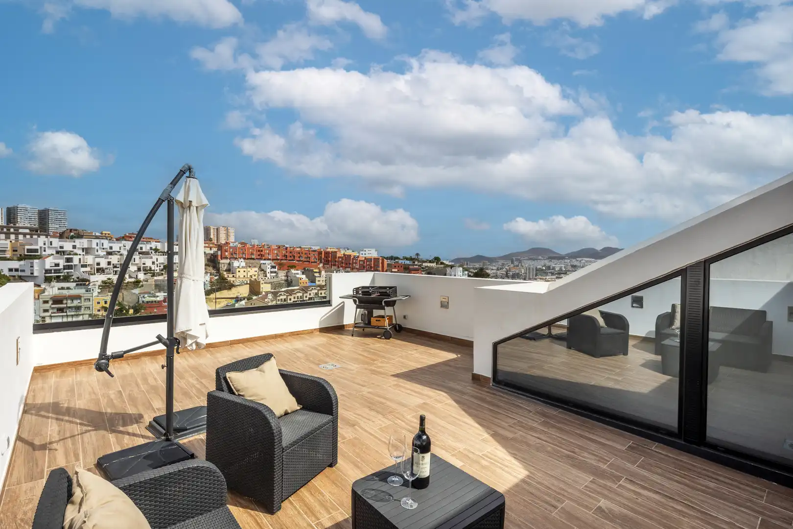 Terrace of Houses for sale in Las Palmas de Gran Canaria  with Parquet flooring, Terrace and Furnished