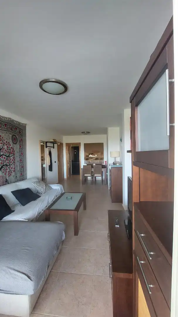 Wohnzimmer von Wohnungen zur Miete in La Manga del Mar Menor mit Klimaanlage, Terrasse und Möbliert