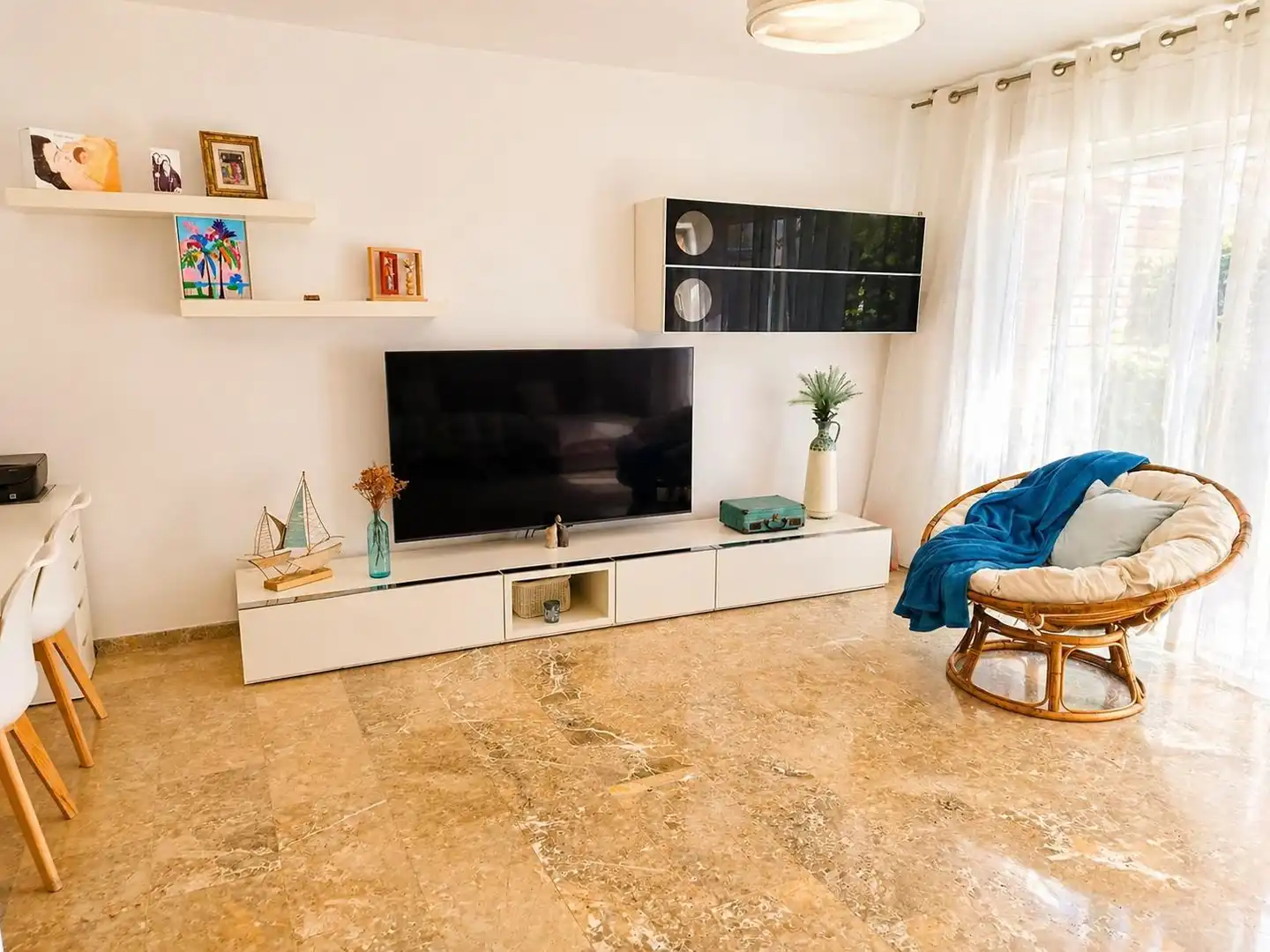 Living room of Detached homes for sale in Cambrils  with Parquet flooring, Terrace and Community pool