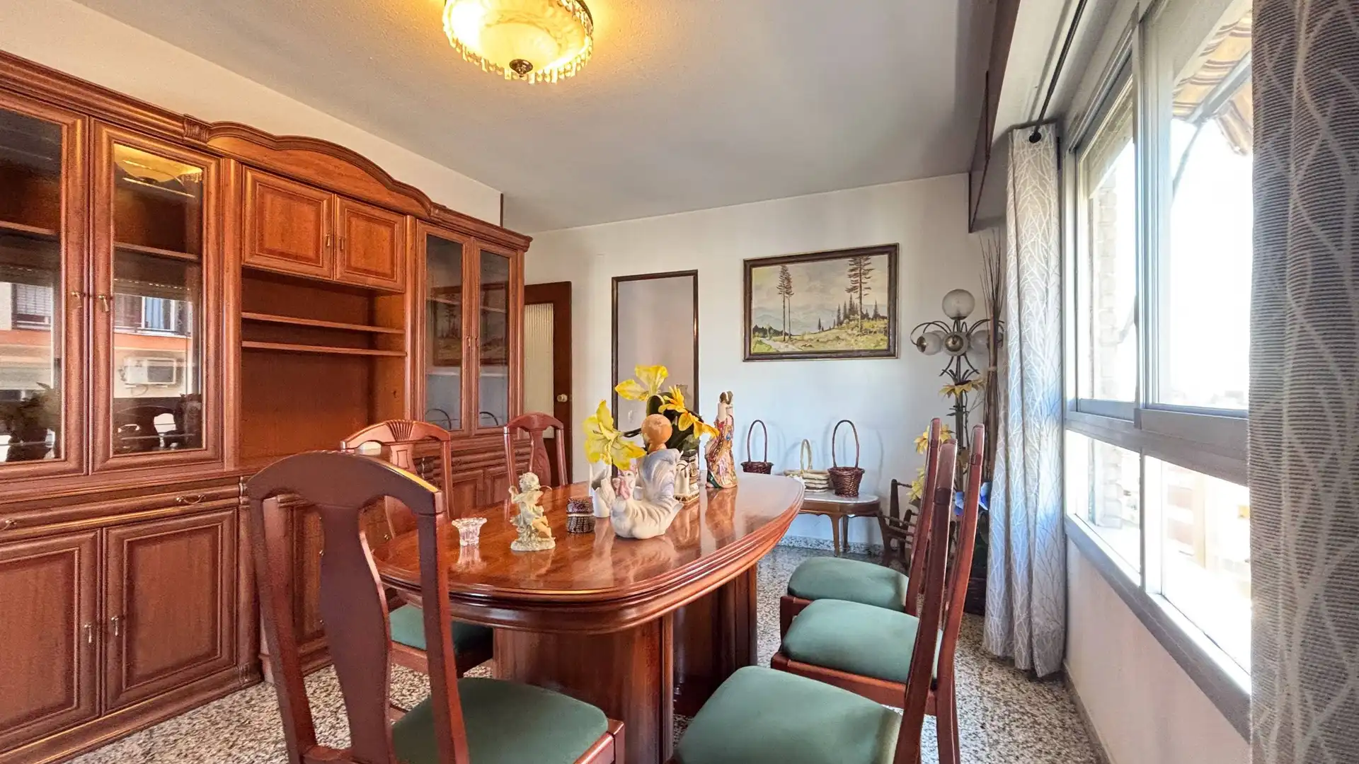 Esszimmer von Wohnung zum Verkauf in Valencia mit Terrasse
