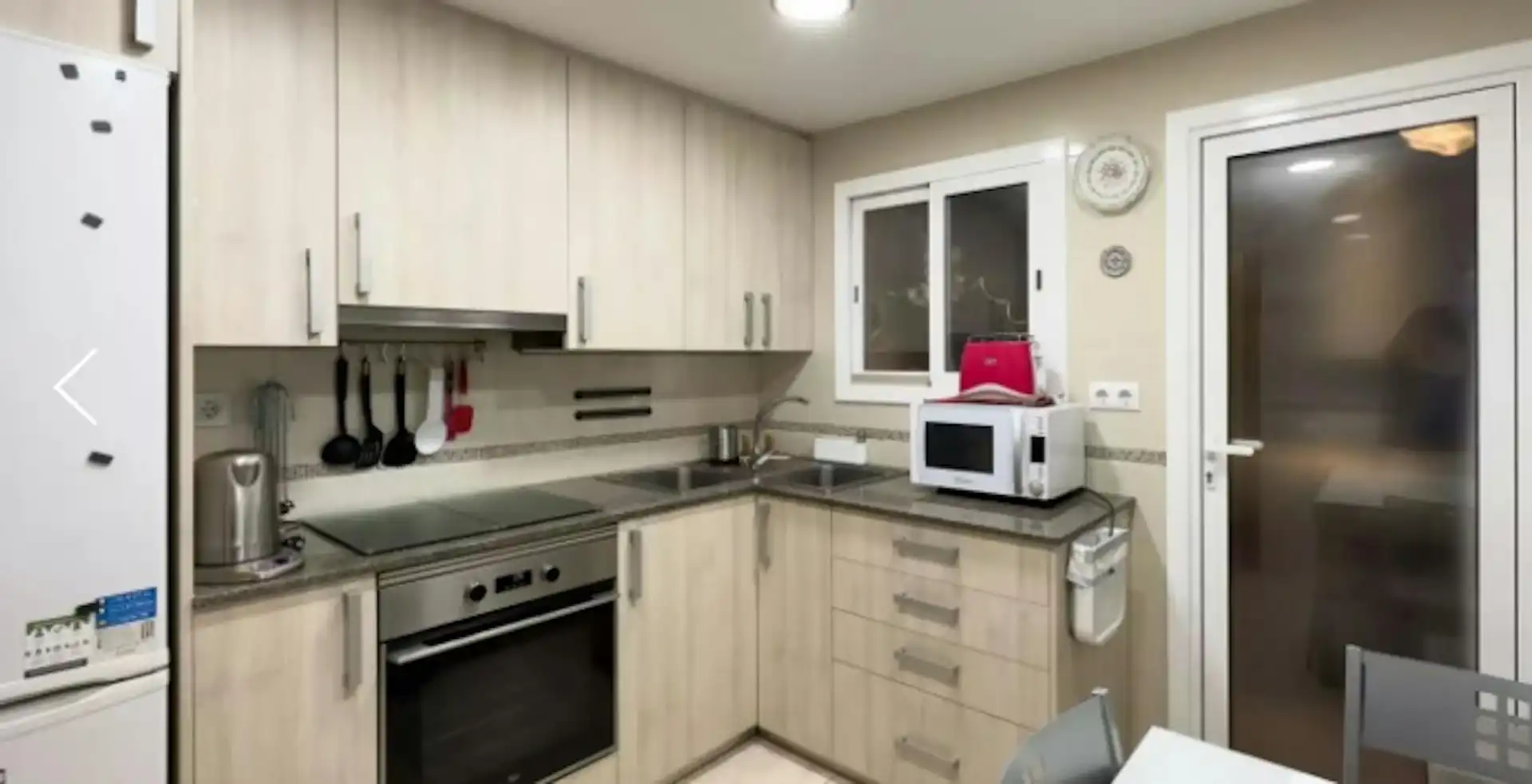 Kitchen of Flat for rent in Barcelona  with Furnished, Washing machine and TV