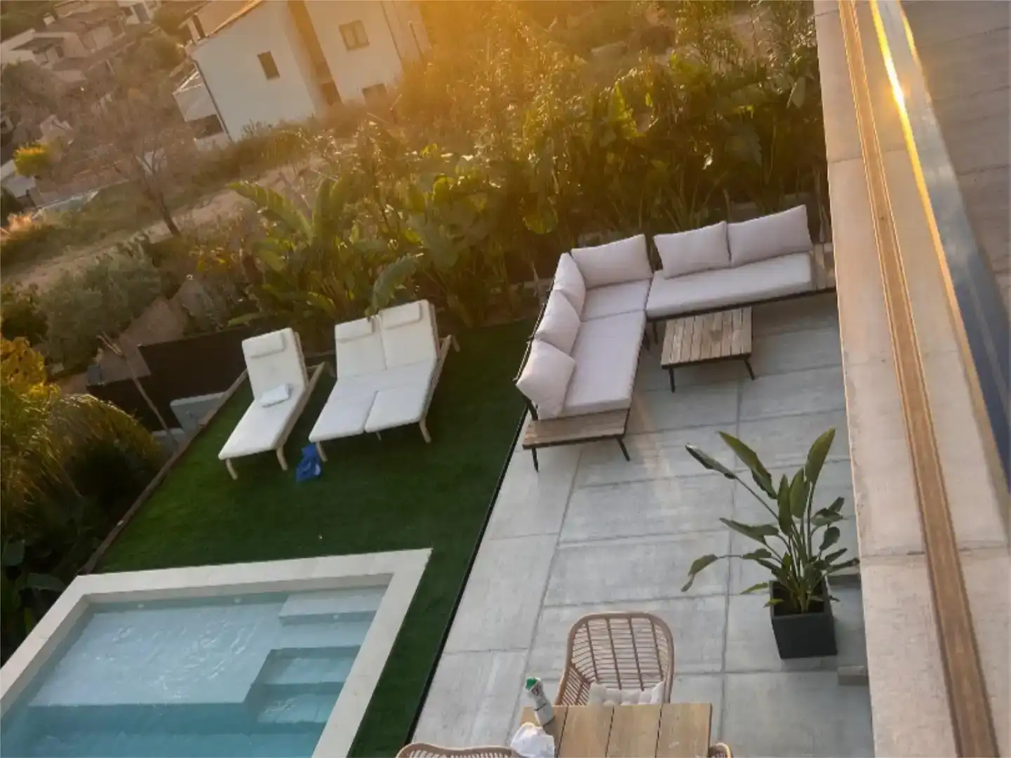 Terrassa de Casa o xalet en venda en Santa Cristina d'Aro amb Aire condicionat, Terrassa i Piscina