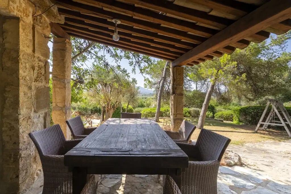 Terrassa de Finca rústica en venda en Pollença amb Aire condicionat, Calefacció i Jardí privat