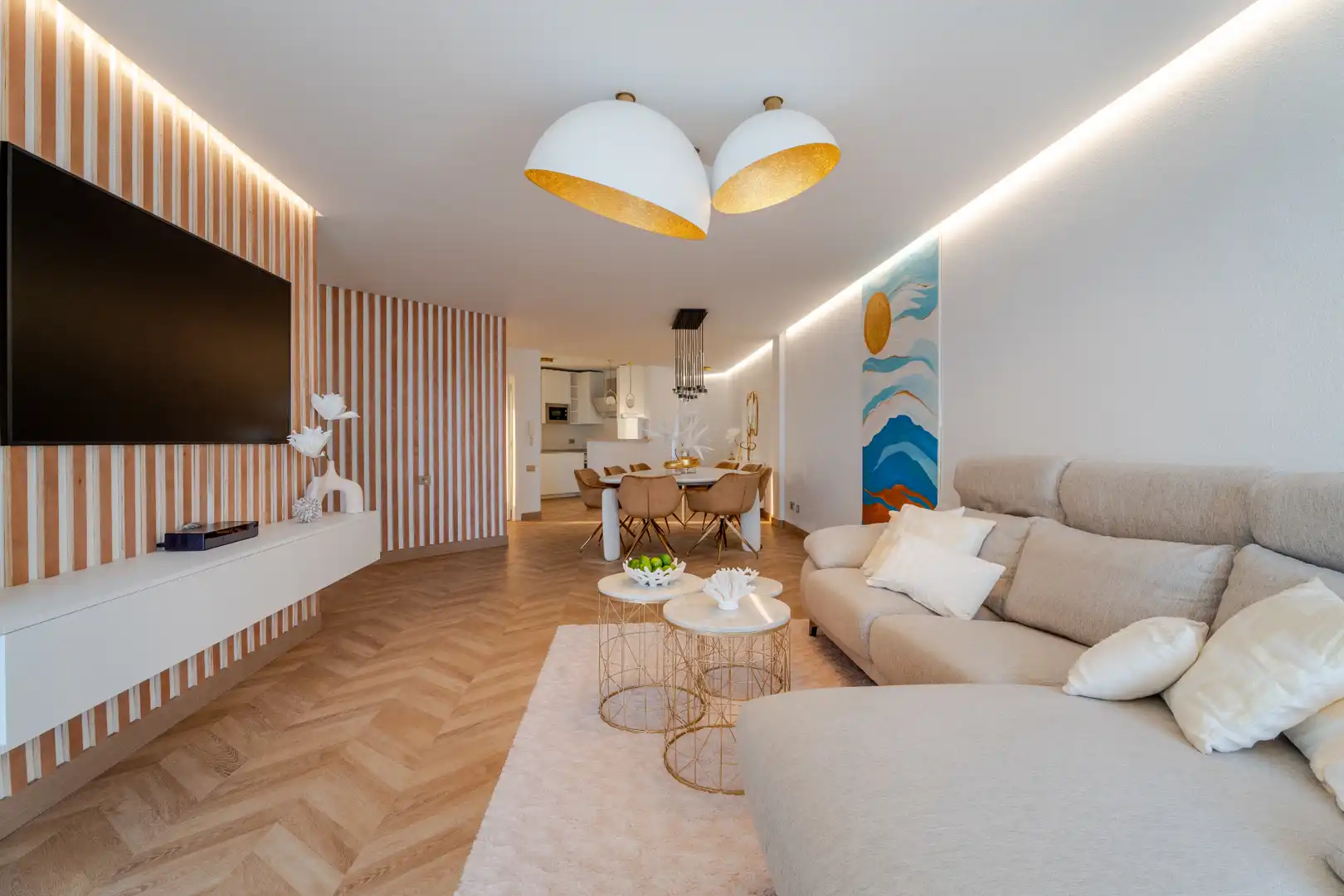 Sala de estar de Ático en venta en Granadilla de Abona con Aire acondicionado, Terraza y Amueblado