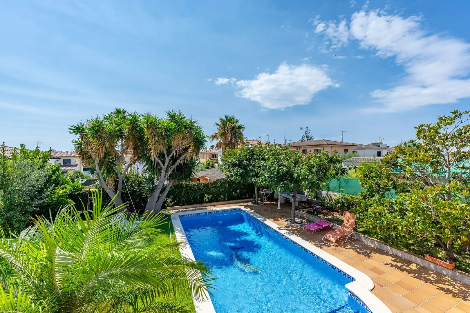 Swimming pool of Houses for sale in Calafell  with Private garden, Terrace and Storage room