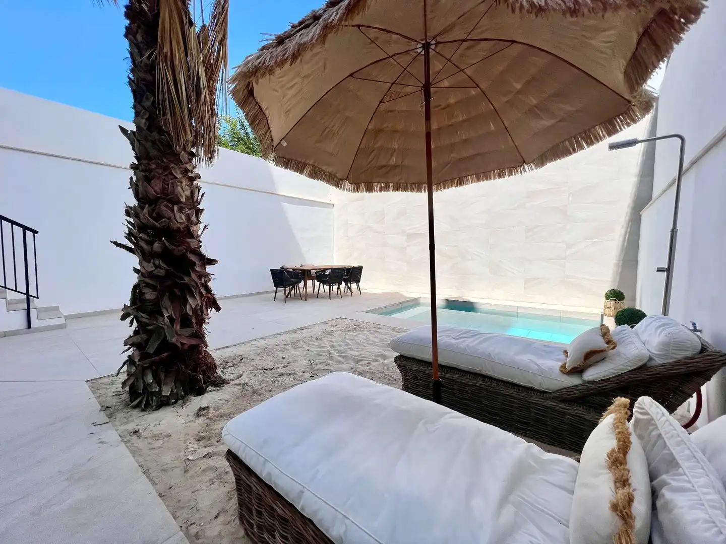 Terrasse von Maisonette zum Verkauf in  Palma de Mallorca mit Klimaanlage, Heizung und Schwimmbad