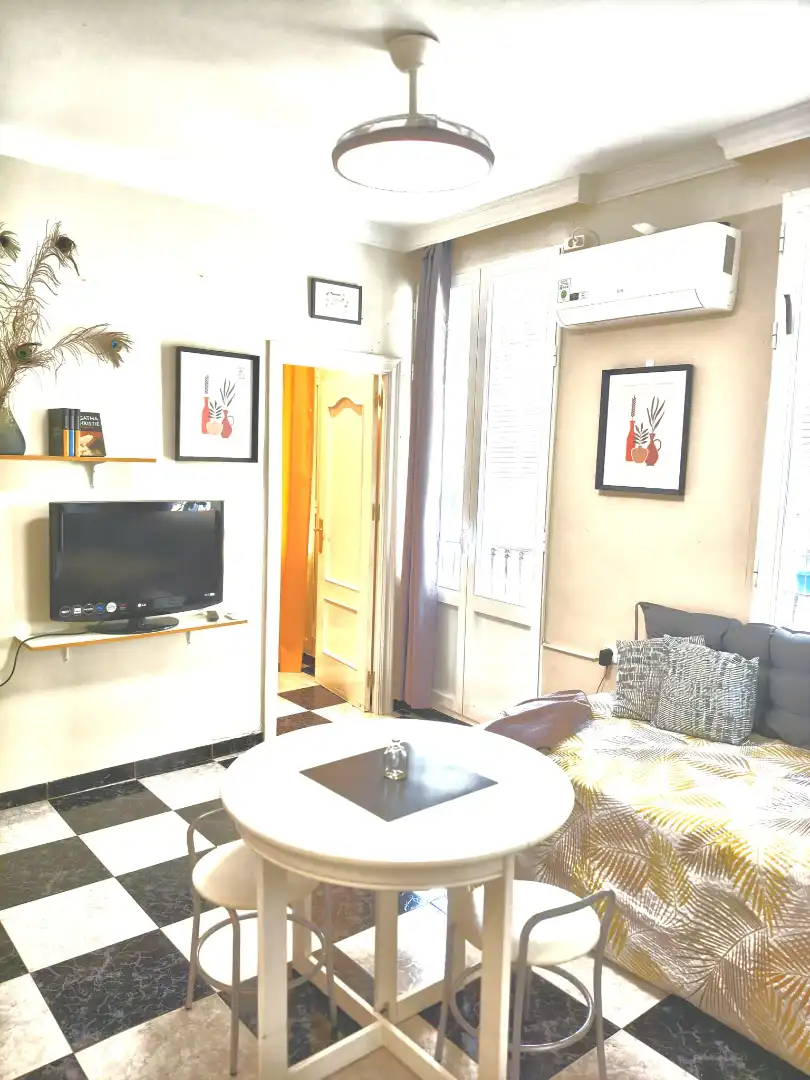Living room of Apartments for rent in Granada  with Air Conditioner, Heating and Furnished