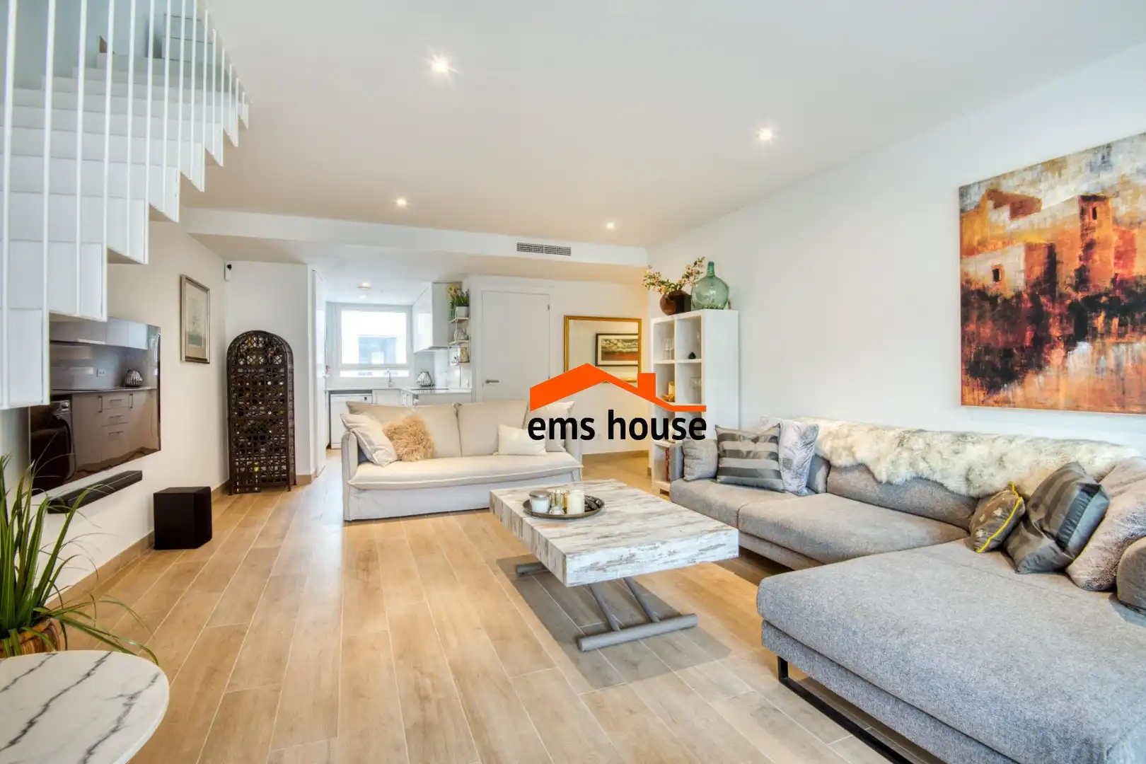 Sala d'estar de Apartament en venda en Calonge i Sant Antoni amb Aire condicionat, Calefacció i Terrassa