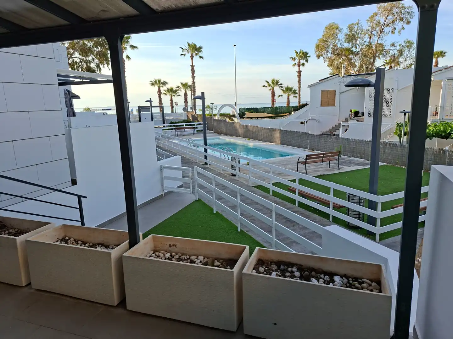 Terrace of Detached homes for rent in Castellón de la Plana / Castelló de la Plana  with Air Conditioner, Heating and Private garden