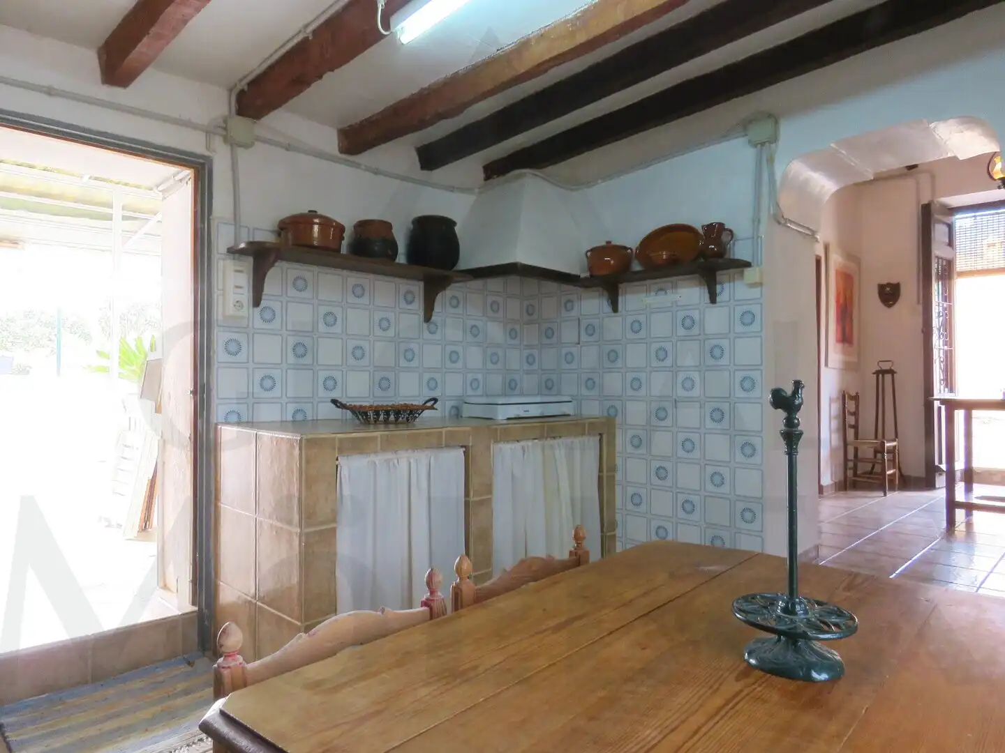 Cuina de Casa o xalet en venda en Cartagena amb Jardí privat i Traster