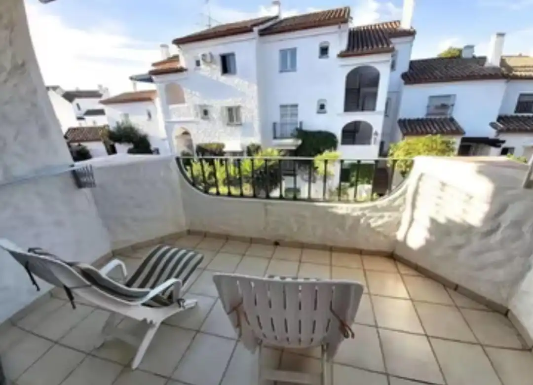 Terraza de Apartamento de alquiler en Estepona con Terraza y Amueblado