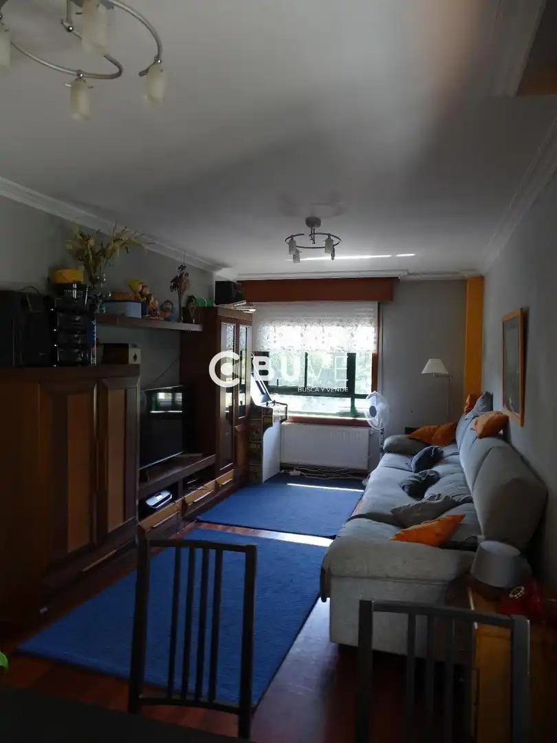 Sala de estar de Dúplex en venta en Teo con Calefacción, Trastero y Amueblado