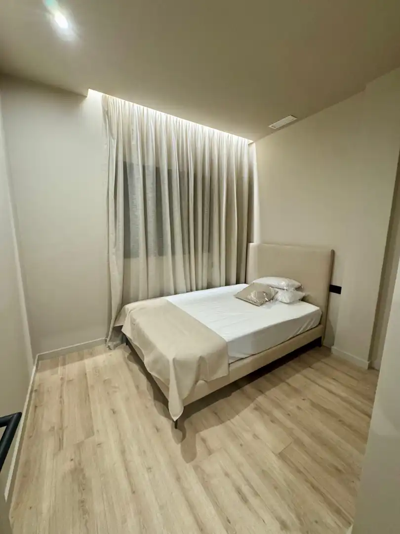 Bedroom of Flat for rent in Santa Coloma de Gramenet  with Air Conditioner, Heating and Furnished