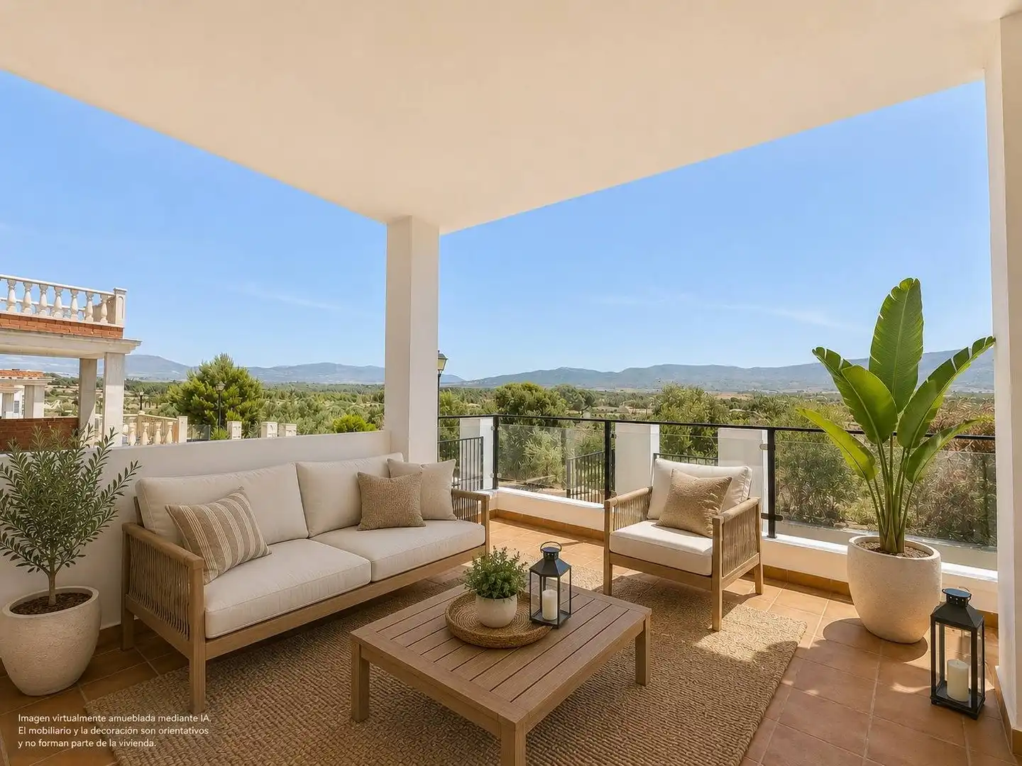 Terrassa de Casa o xalet en venda en Castalla amb Jardí privat, Terrassa i Piscina comunitària