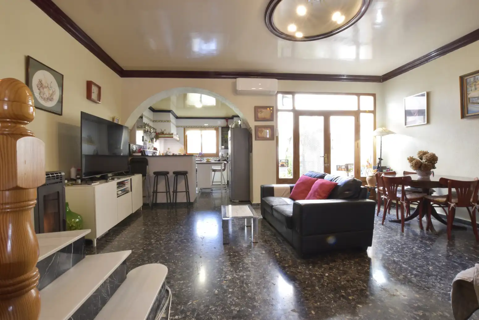 Sala de estar de Casa o chalet en venta en Rafelbuñol / Rafelbunyol con Aire acondicionado, Calefacción y Terraza