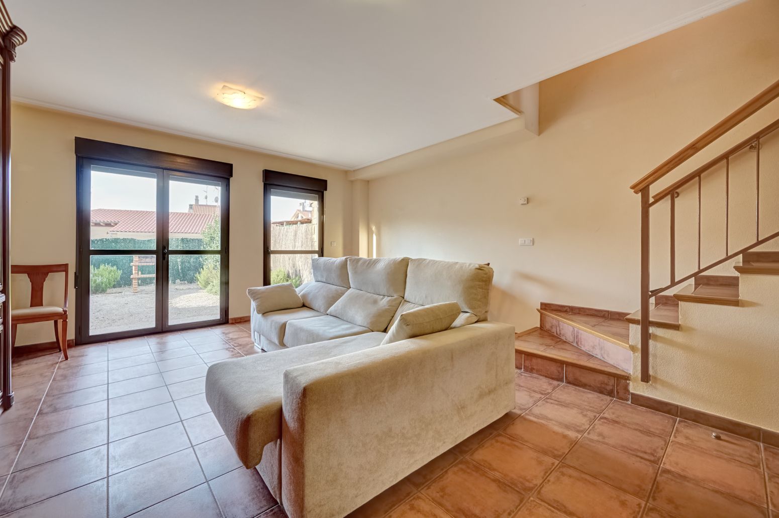 Sala d'estar de Casa o xalet en venda en Garínoain amb Calefacció, Jardí privat i Balcó