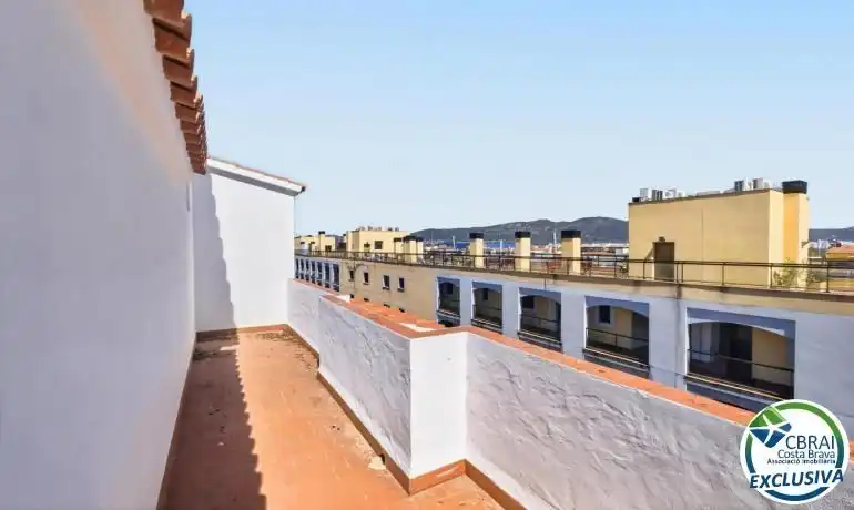 Terraza de Apartamento en venta en Empuriabrava con Aire acondicionado, Trastero y Piscina