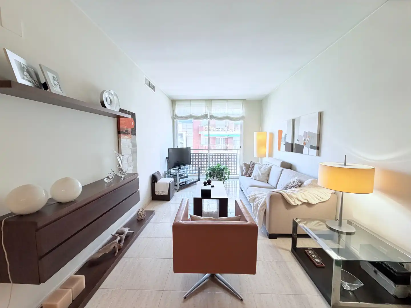 Sala de estar de Ático en venta en Barcelona con Aire acondicionado, Calefacción y Parquet