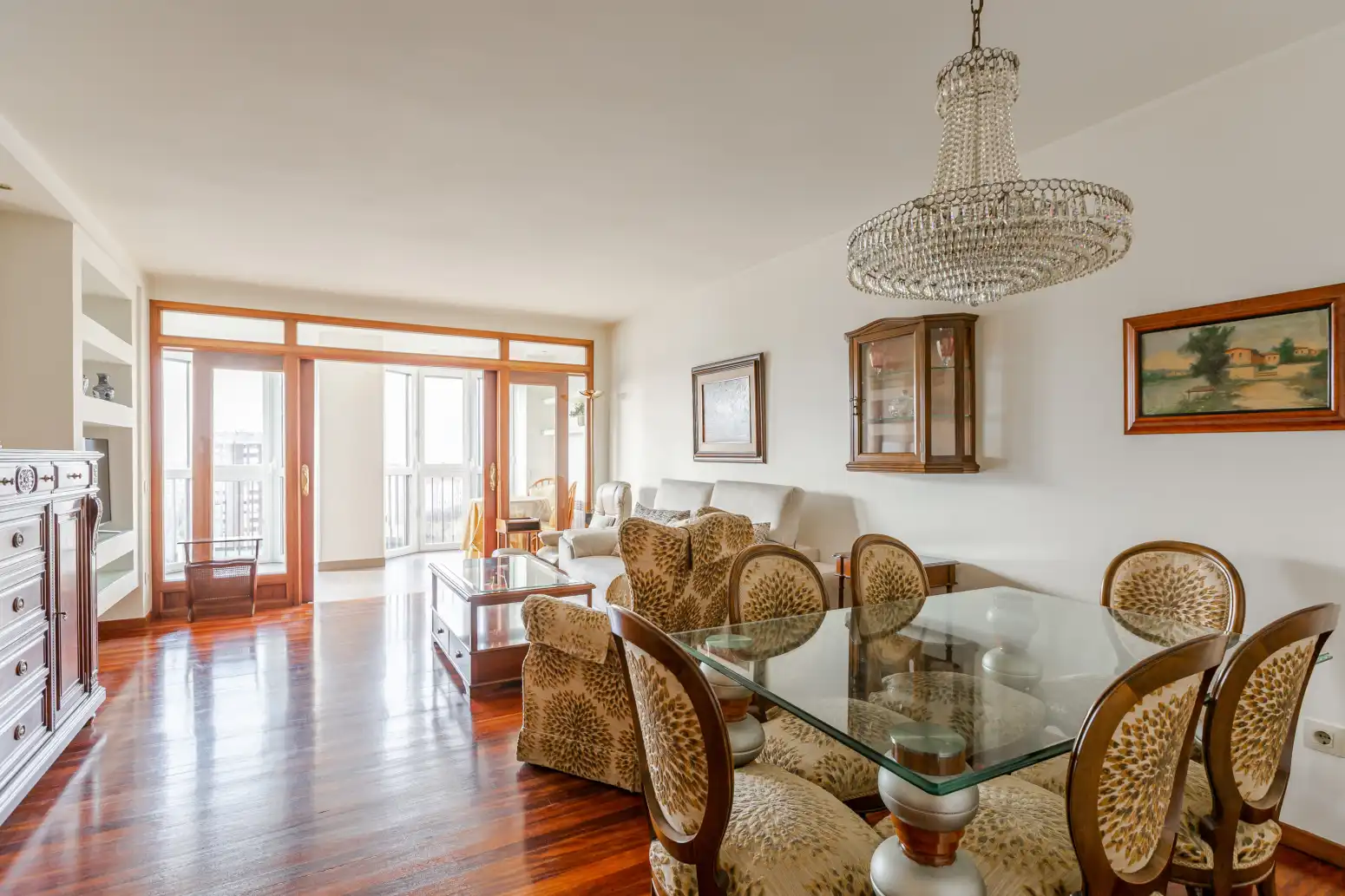 Sala de estar de Piso en venta en  Pamplona / Iruña con Calefacción, Terraza y Amueblado
