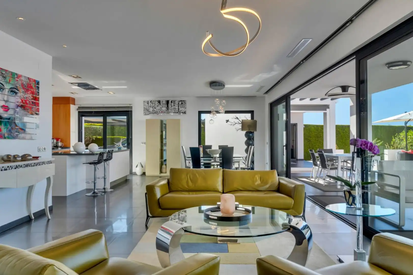Sala d'estar de Casa o xalet en venda en Jávea / Xàbia amb Aire condicionat, Calefacció i Jardí privat