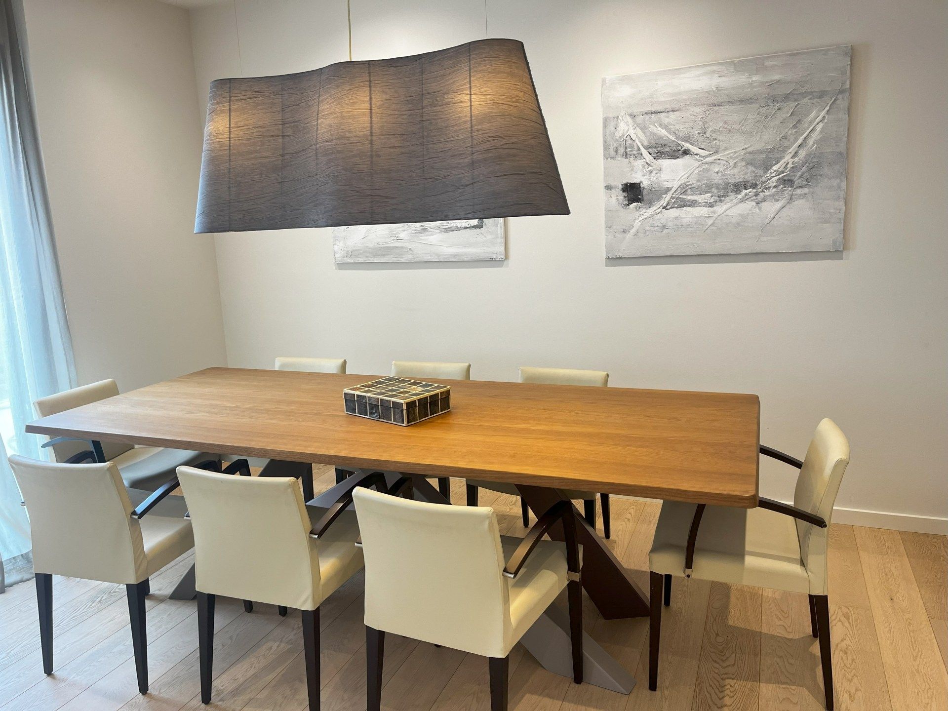 Dining room of Flat for sale in Girona Capital  with Air Conditioner, Heating and Terrace