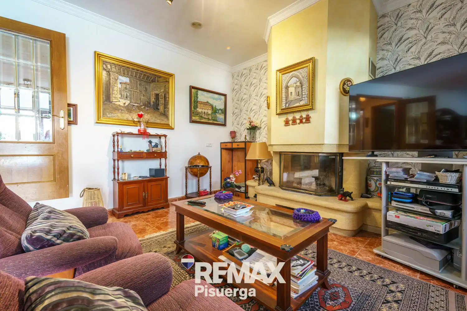 Sala de estar de Casa o chalet en venta en Arroyo de la Encomienda con Aire acondicionado, Calefacción y Jardín privado