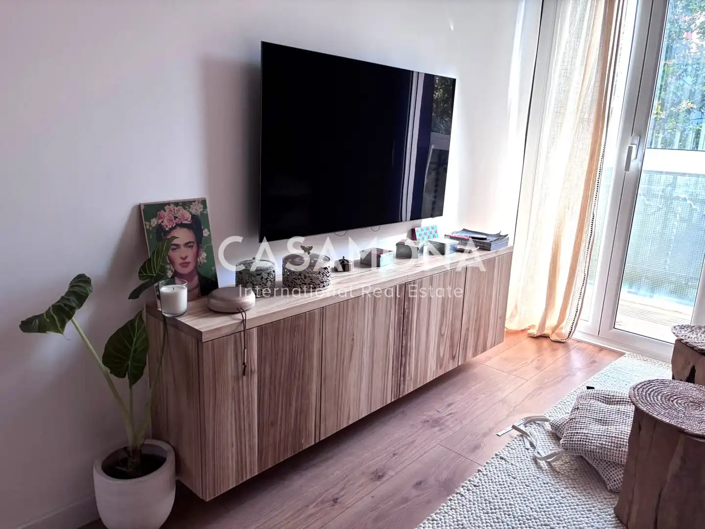 Sala de estar de Apartamento de alquiler en Barcelona