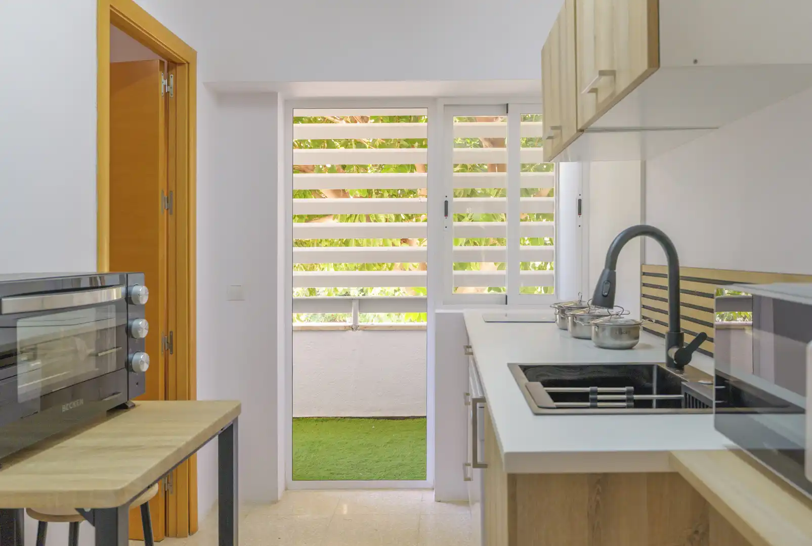 Cocina de Apartamento en venta en Torremolinos con Aire acondicionado, Terraza y Amueblado