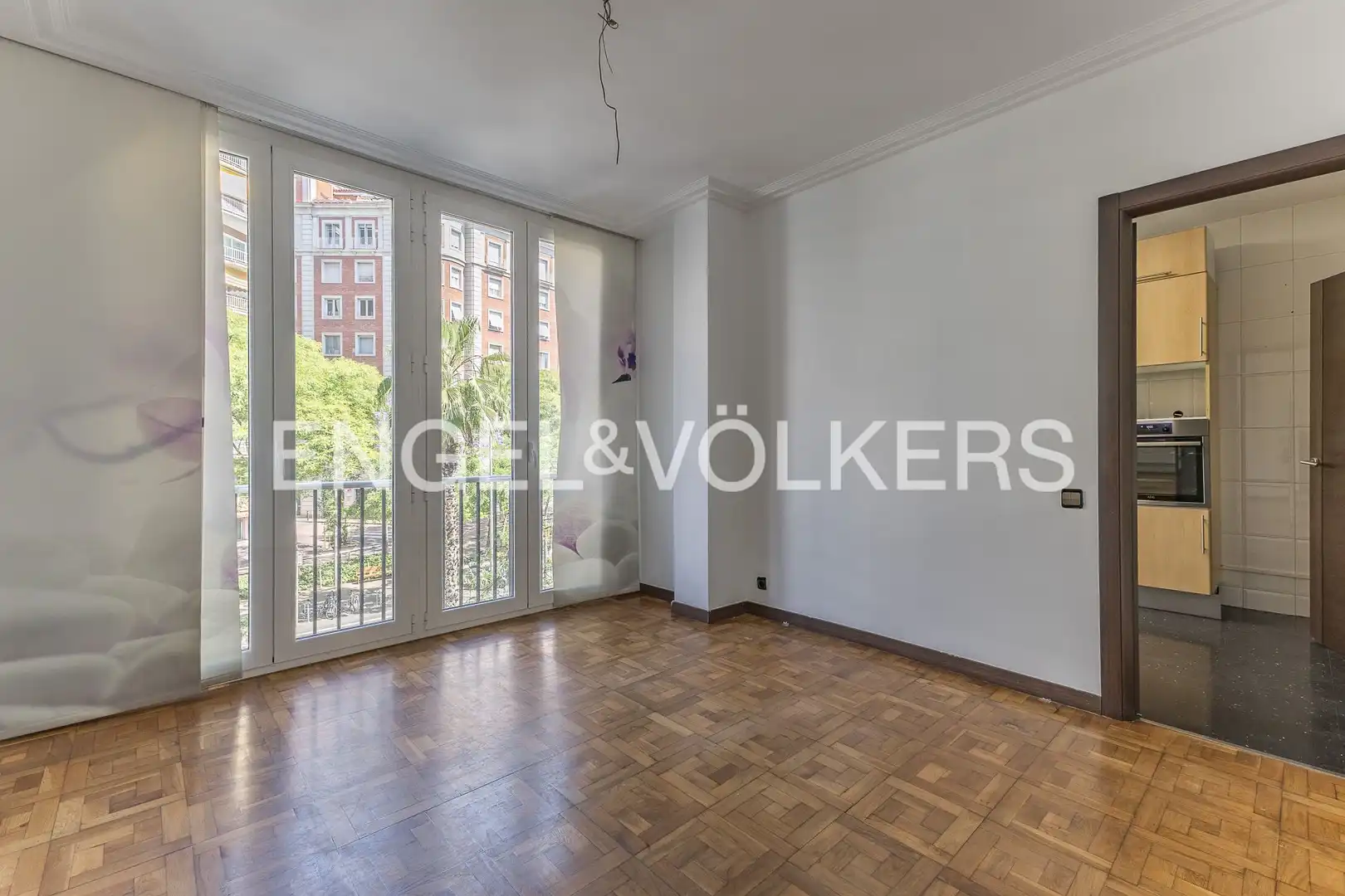 Bedroom of Flat for rent in Barcelona  with Air Conditioner, Heating and Parquet flooring
