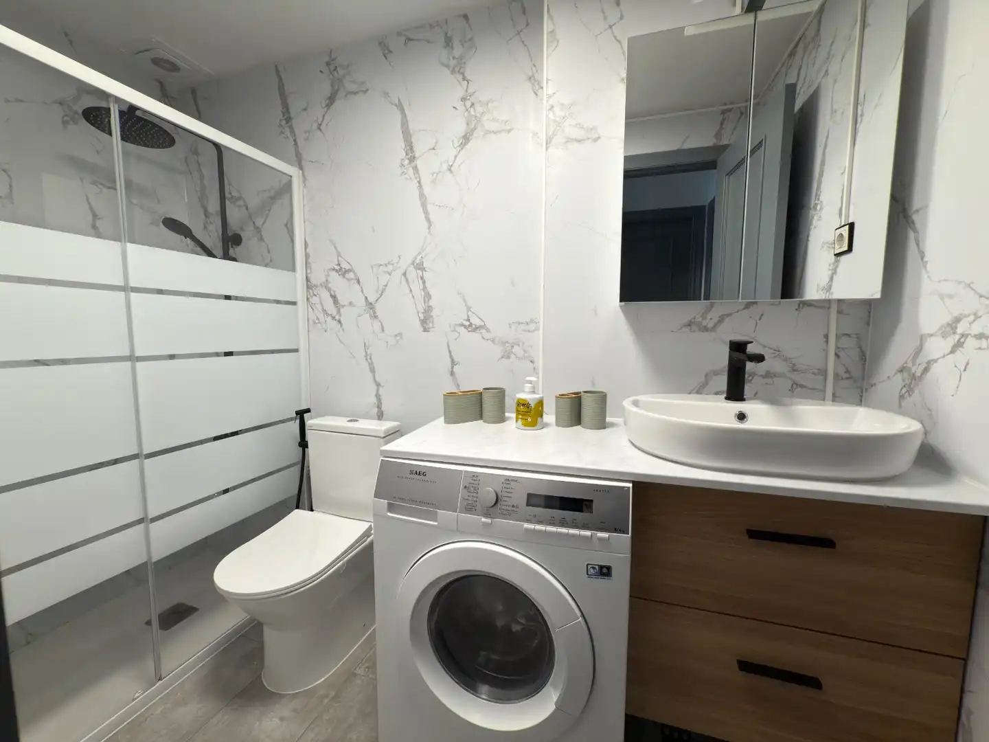 Baño de Casa o chalet de alquiler en Santa Pola con Aire acondicionado, Calefacción y Terraza