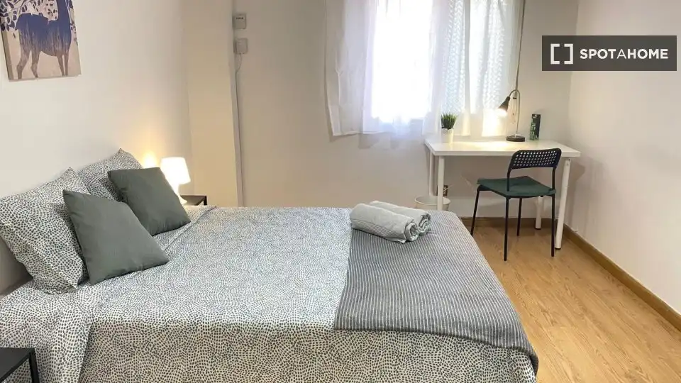 Habitación de Piso de alquiler en Madrid con Aire acondicionado, Calefacción y Amueblado