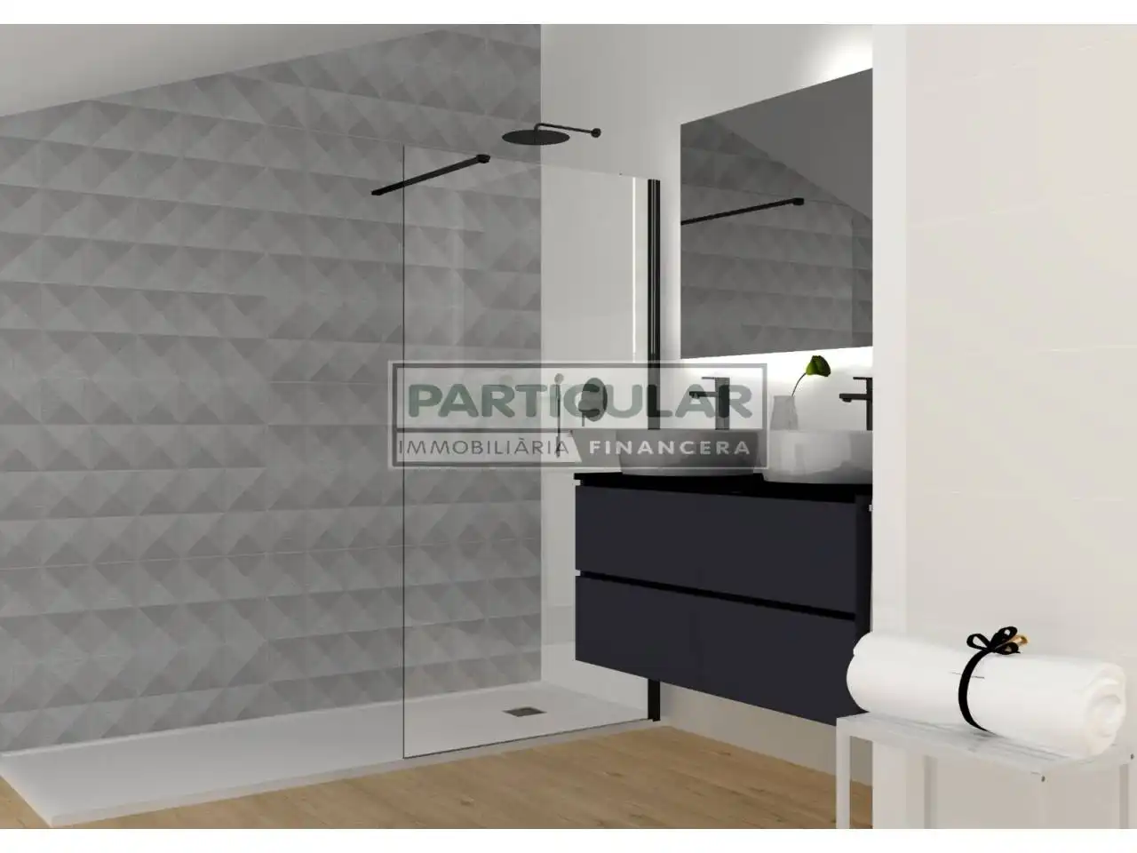 Baño de Casa adosada en venta en Granollers con Aire acondicionado, Calefacción y Jardín privado