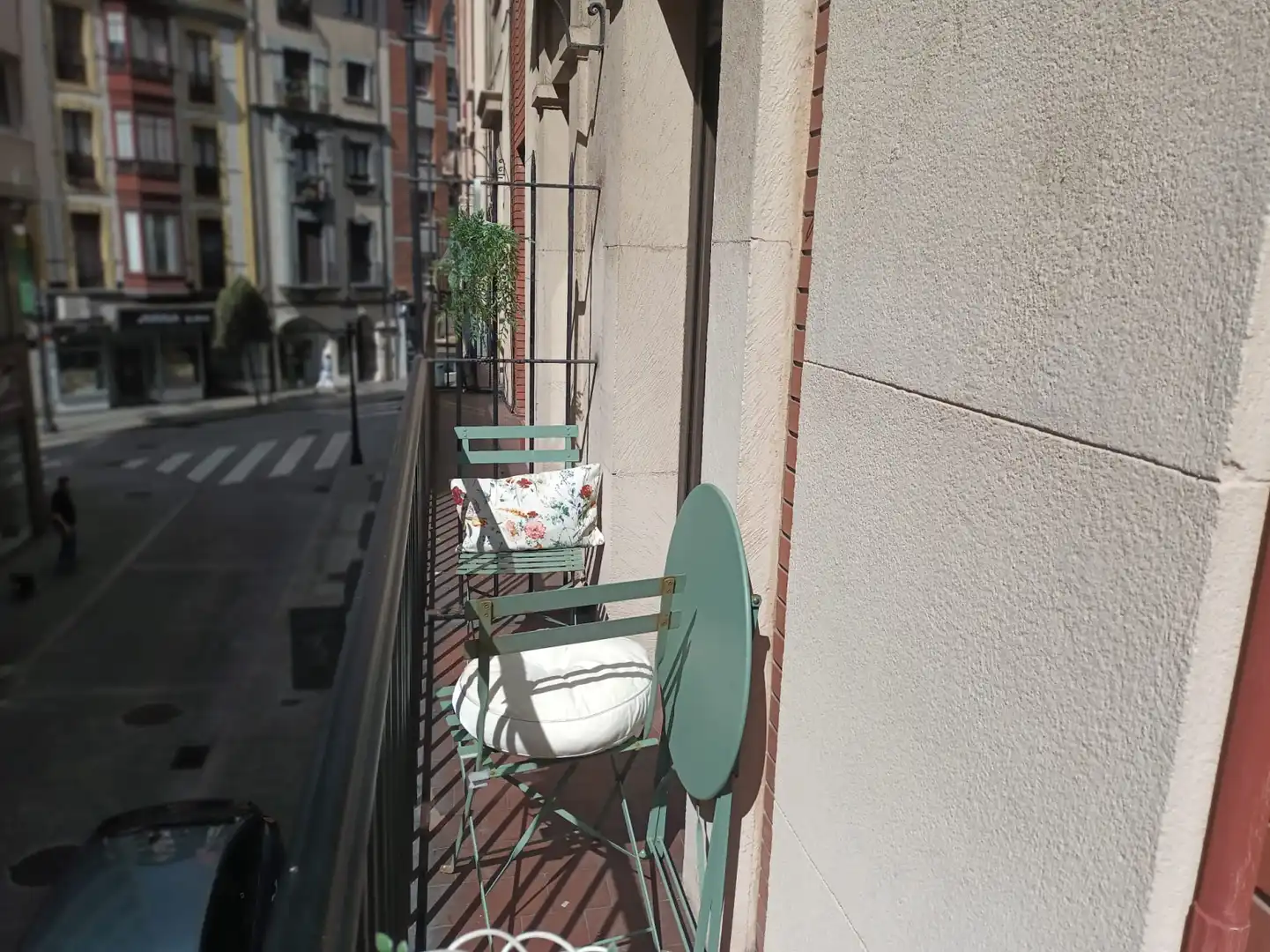 Terrassa de Pis de lloguer en Gijón  amb Calefacció, Terrassa i Moblat