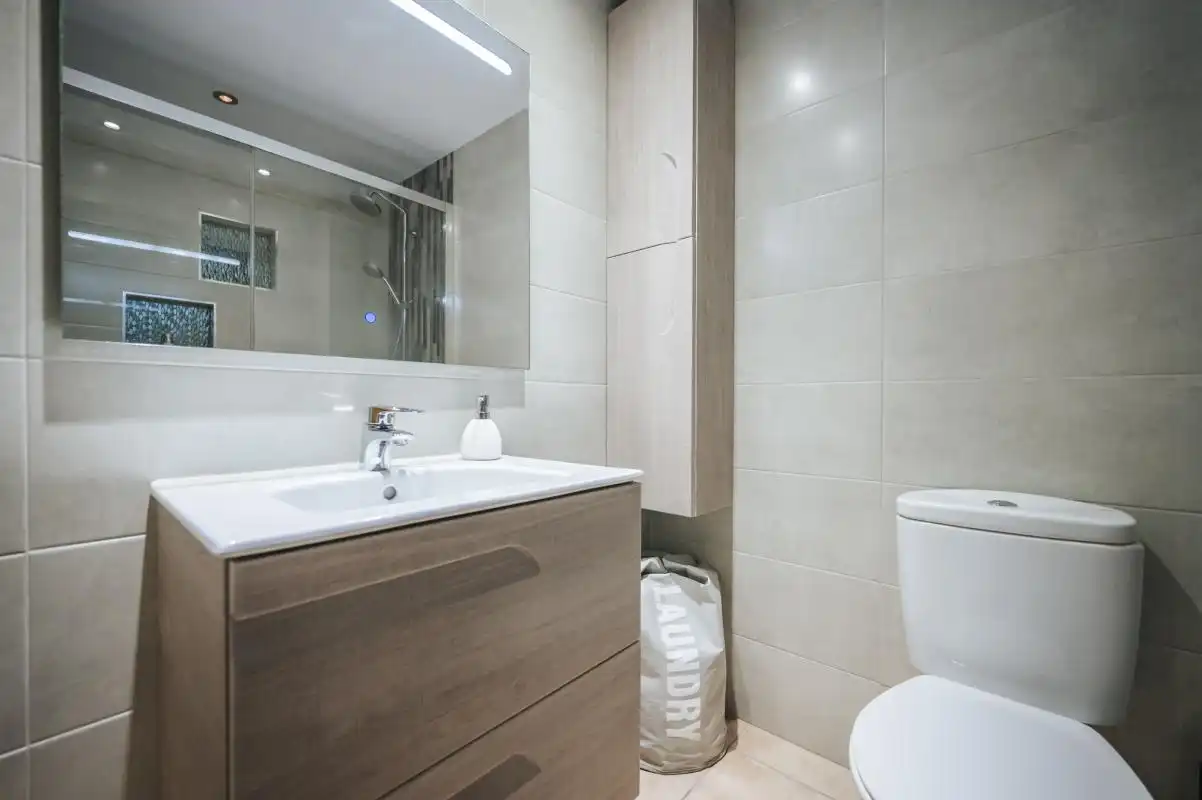 Baño de Planta baja en venta en Sant Josep de sa Talaia con Aire acondicionado, Calefacción y Terraza
