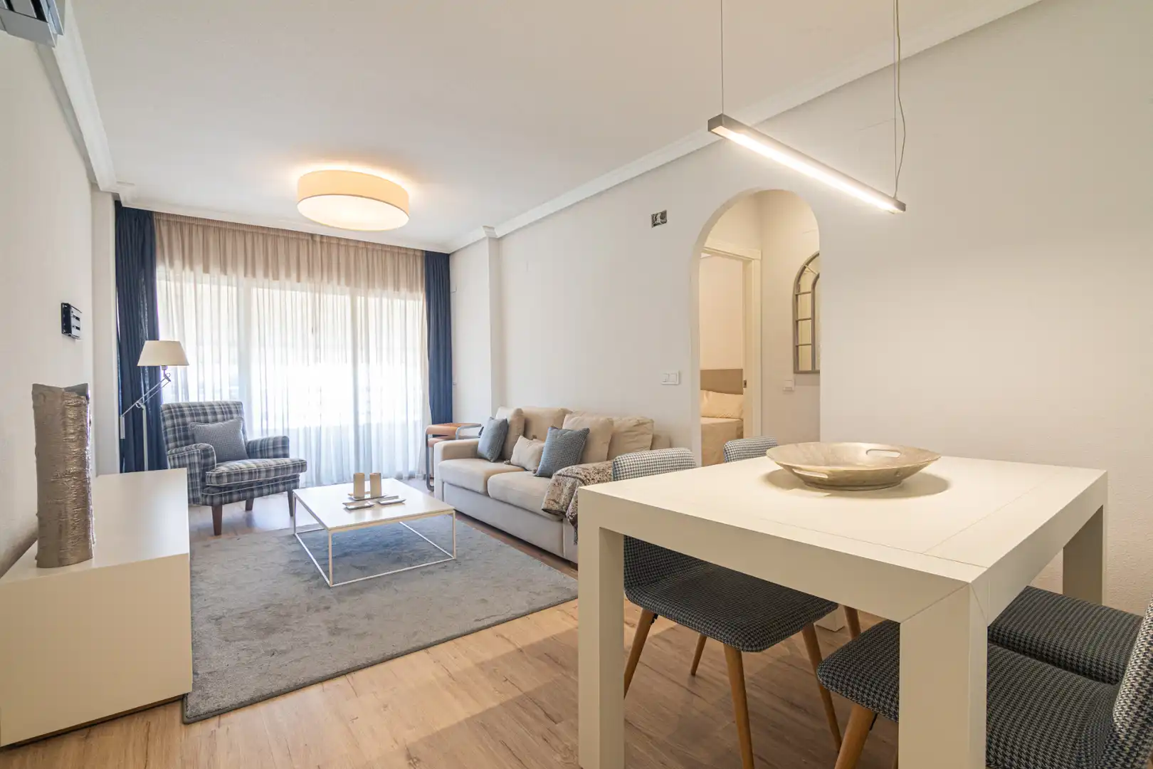 Sala de estar de Piso en venta en Santa Pola con Aire acondicionado y Amueblado