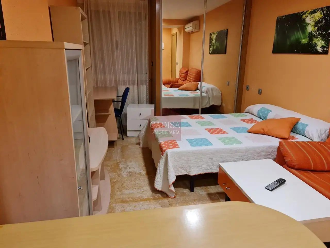 Bedroom of Study for rent in Salamanca  with Heating and Furnished