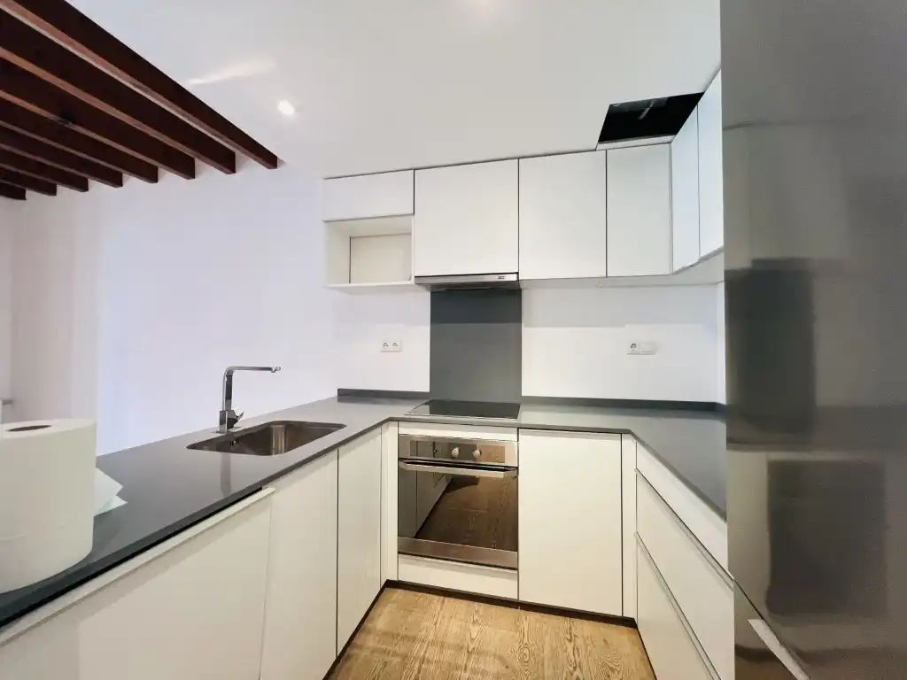 Küche von Wohnungen zum Verkauf in  Palma de Mallorca mit Klimaanlage, Terrasse und Balkon