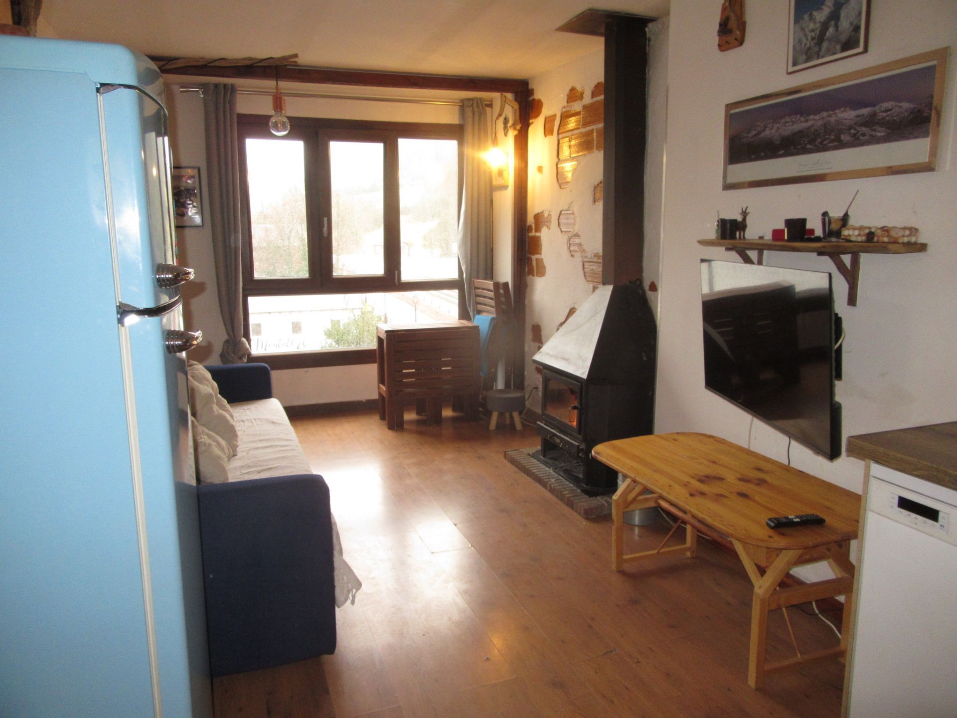 Living room of Apartment for sale in Canfranc  with Heating, Storage room and Furnished