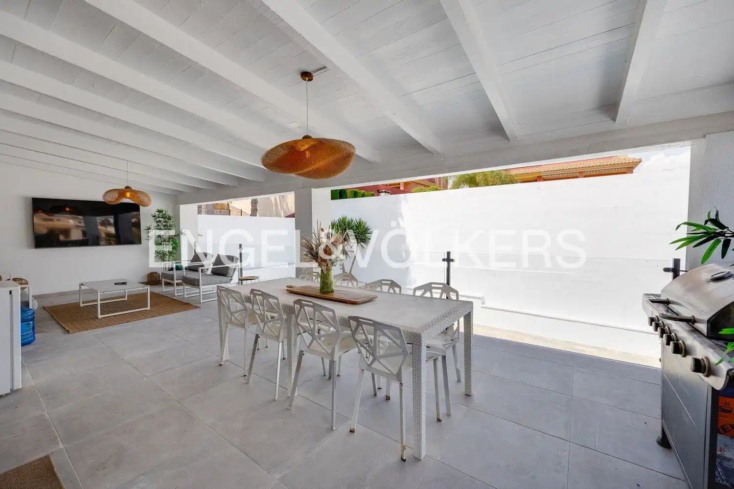 Terrace of Country homes for sale in Torrevieja  with Air Conditioner, Heating and Private garden