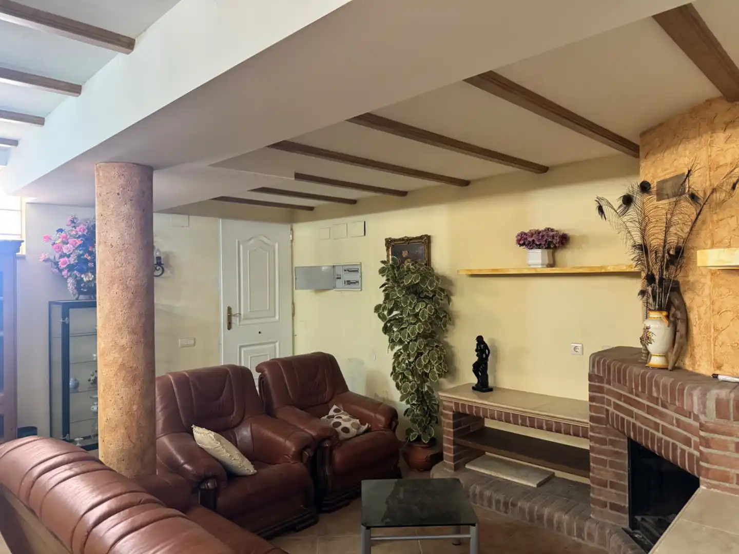 Sala d'estar de Casa o xalet en venda en Elche / Elx amb Aire condicionat, Calefacció i Jardí privat
