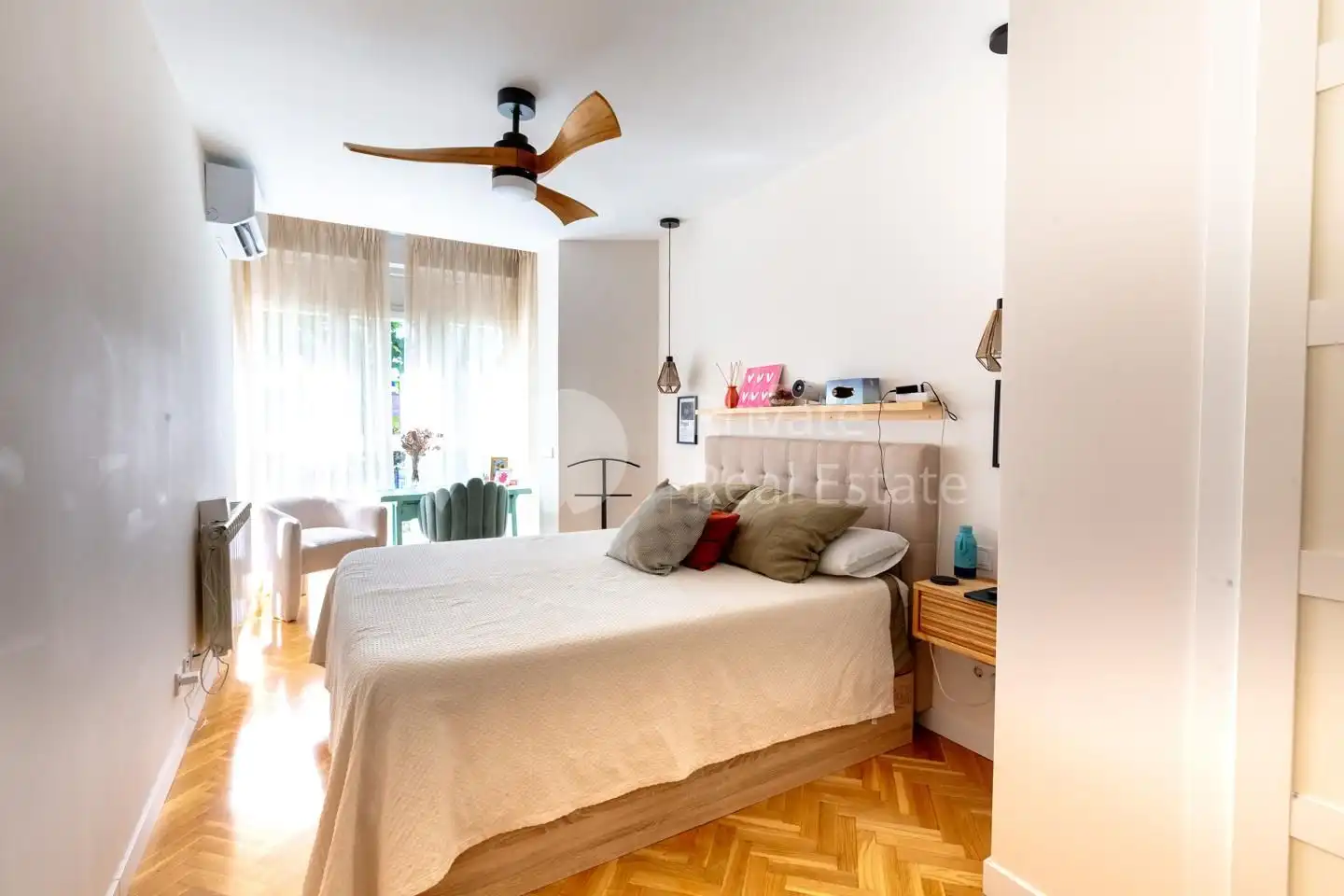 Bedroom of Flat for sale in Villanueva del Pardillo  with Air Conditioner, Heating and Parquet flooring