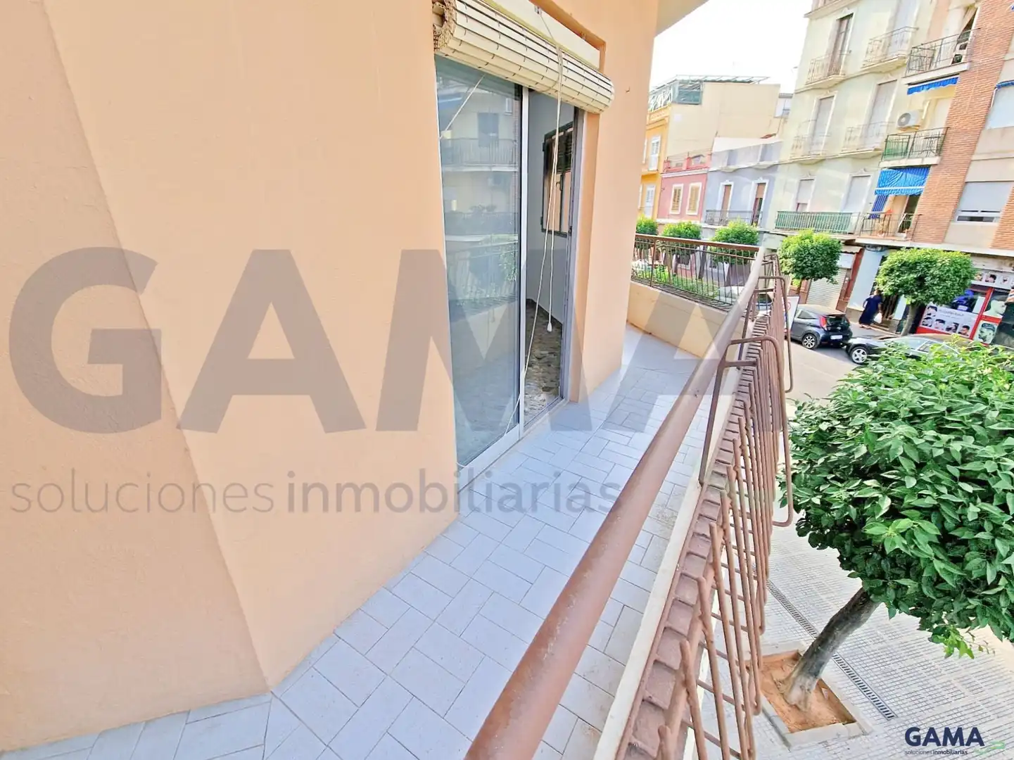 Balcony of Flat for rent in Carcaixent  with Air Conditioner